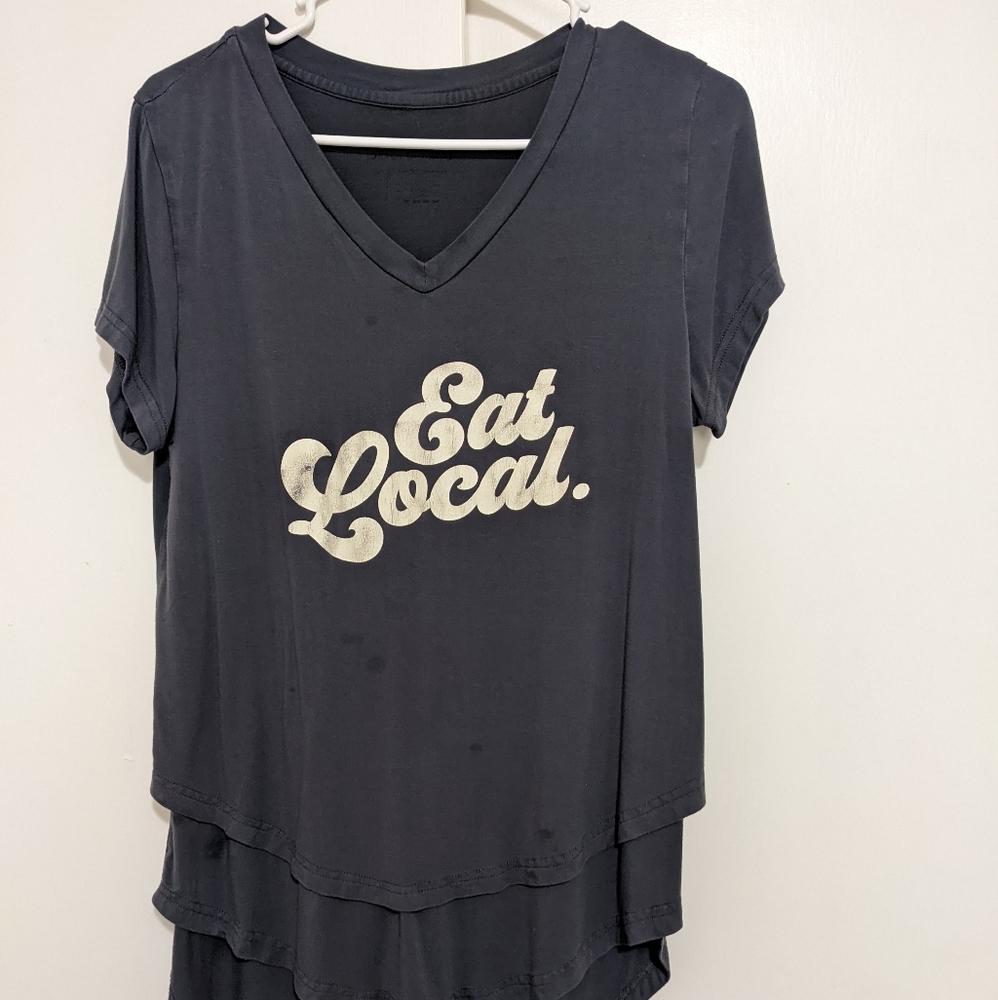 Latched Mama Eat Local 2.0 tee